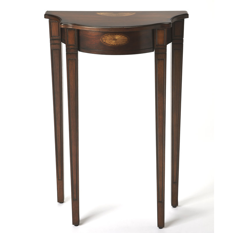 Chester Console Table, 32" H x 20" W x 9.5" D, Dark Cherry