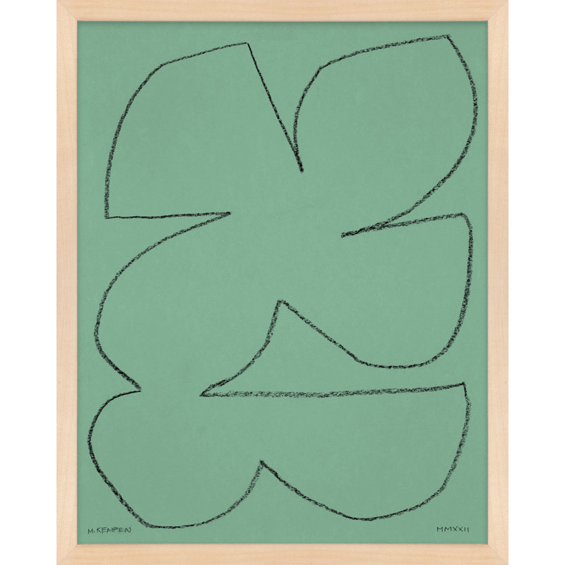 Sage 1 Print by Michael Kempen, 20" H x 16" W x 1.25" D, Maple