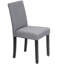 Ensemble de 4 chaises de salle à manger, chaises de salle à manger rembourrées en tissu-388865666