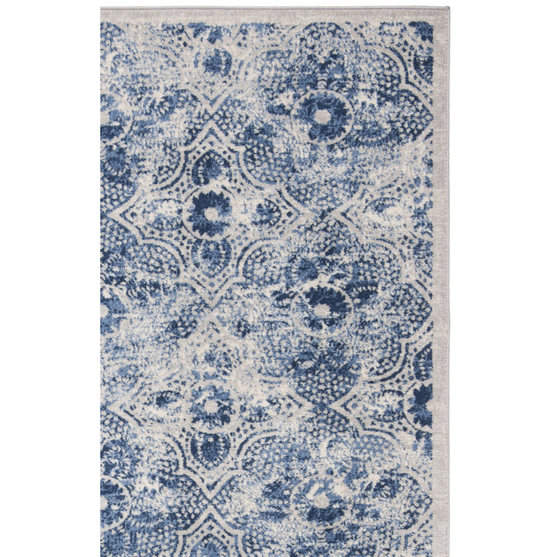 Martha Performance Ikat Rug, Rectangle 5'3" x 7'6"