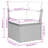 Vidaxl Garden Sofa Set Grey, Dark Grey