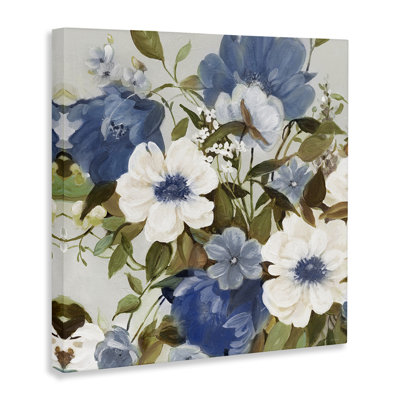 «Blue Flower Bundle», art mural par Carol Robinson