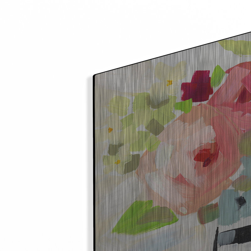 "Vase noir et blanc" par Jenny Westenhofer, H 24 po x l 24 po