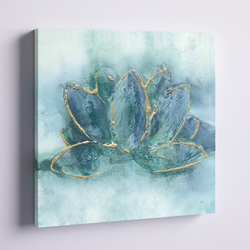 " Buddha Lotus " by Chris Paschke, Wrapped Canvas, 18'' H x 18'' W x 1.5'' D