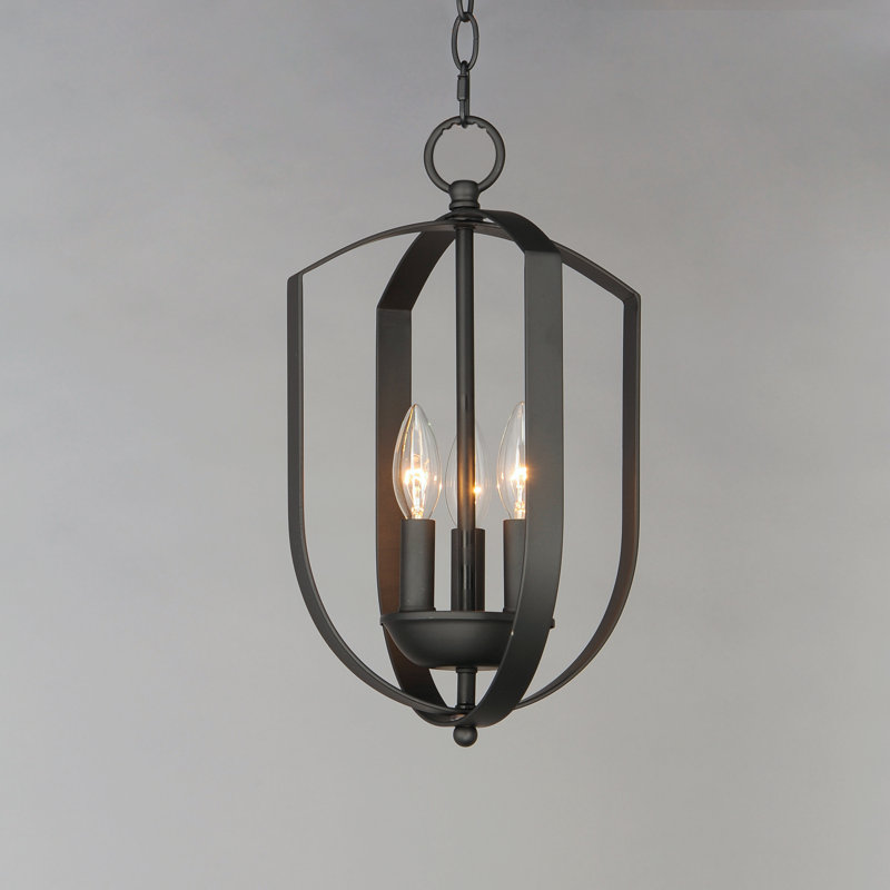 Albano 3 - Light Dimmable Lantern Geometric Chandelier