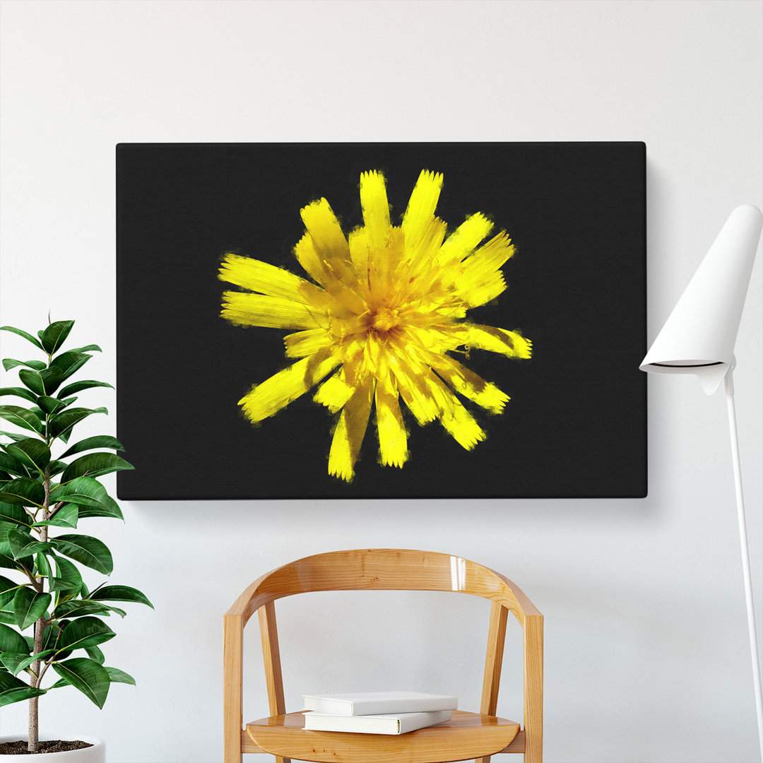 Yellow Flower - Wrapped Canvas Print