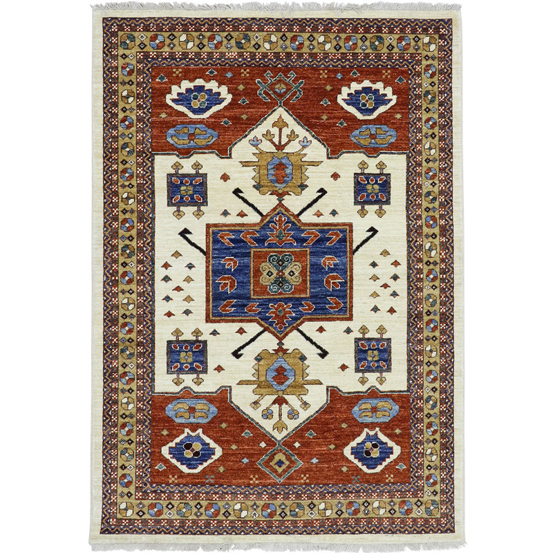 Navy Medallion Tribal 4' 2" x 6'