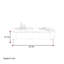 Table basse de style moderne et minimaliste