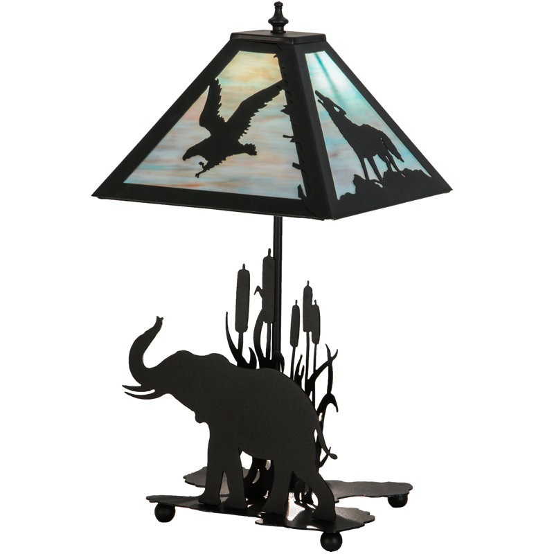 Rustic Lodge Table Lamp