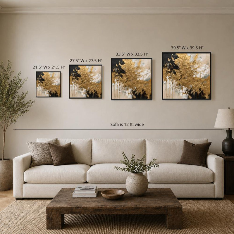 «Psalm 139: 7-10 Always With Me (Square)» par Mark Lawrence, reproduction, H 21,5 po x l 21,5 po x P 2 po, Cadre flottant