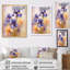 «Mauve jaune et iris», impressions sur toile-503401201-503401204