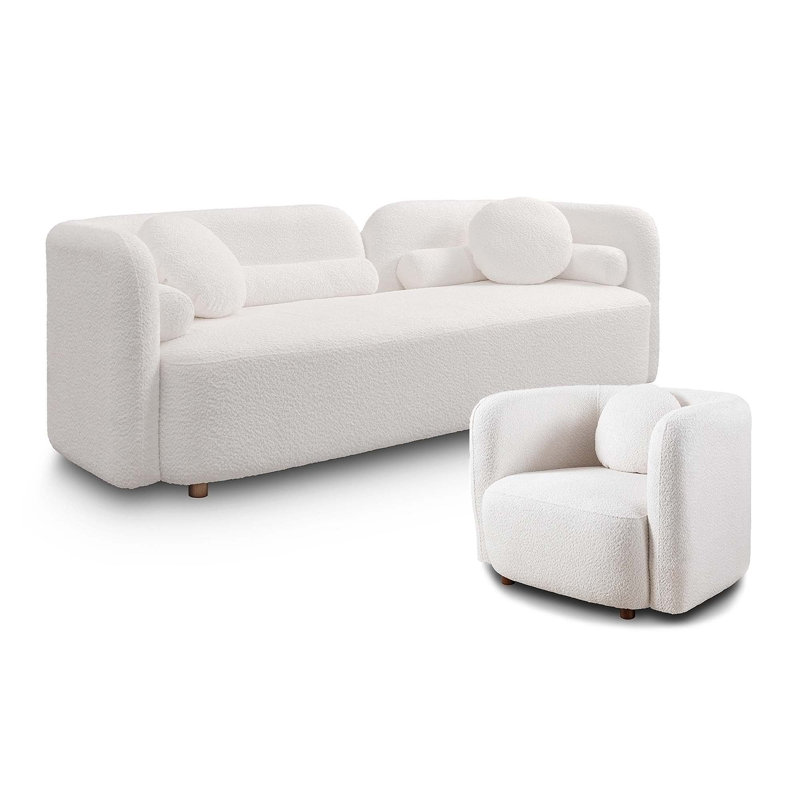 Ensemble de canapé luxueux et moderne pour le salon, améliorant le confort de la maison