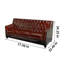 Canapé 77,56 po Retro Creative Casual Rivet