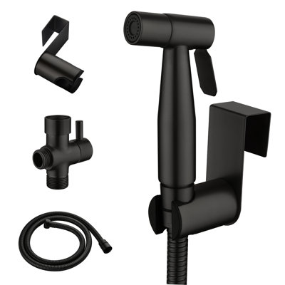 Round Hand Held Bidet with Faucet Handheld Bidet Sprayer for Toilet Handheld Bidet Toilet Sprayer