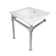 Monarch Ceramic Rectangular Console Bathroom Sink with Overflow