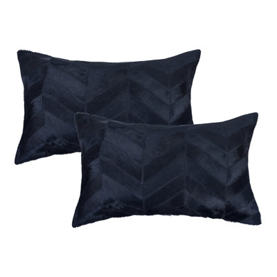  Rectangular Leather Pillow Cover and Insert