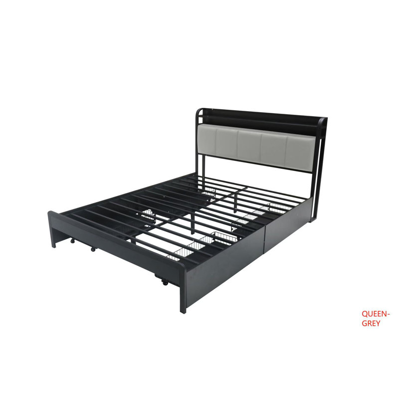 895F5930034545A0A7457CB5738DA252, Gris, Grand lit