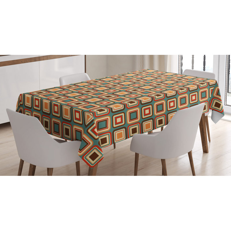 Geometric Tablecloth, 70" x 52"