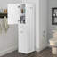 Armoire de salle de bain de 67,8 po de hauteur avec panier à linge - Organisateur de rangement de salle de bain peu encombrant avec tablettes réglables et finition imperméable durable-1235438357