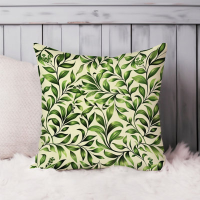 Botanical Green Botanical Plants II Plant Leaves Cottage & Cottagecore