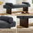  Brooke Contemporary Upholstered Bench, Black-597635319