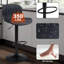 Swivel Upholstered and Faux Leather Adjustable Height Bar Stool-393554606