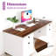 Dessus de table universel, dessus de table en mélamine une pièce, comptoir pour la maison et le bureau Kaboon Universal-122809318-123139823