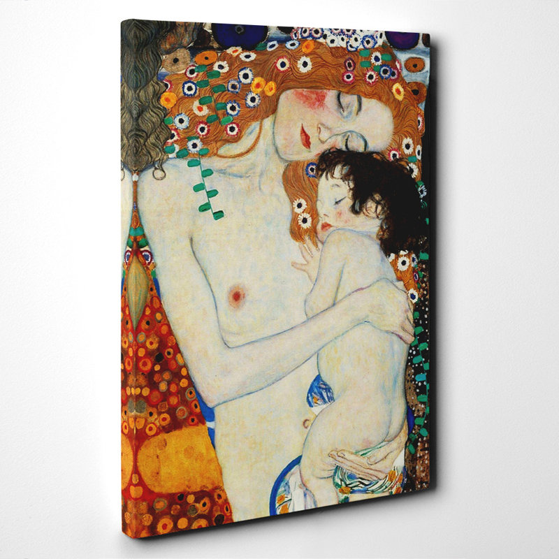 Gustav Klimt - Wrapped Canvas Painting, 100cm H x 70cm W