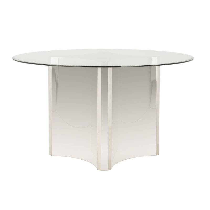 Table de salle à manger Aiza, Chrome