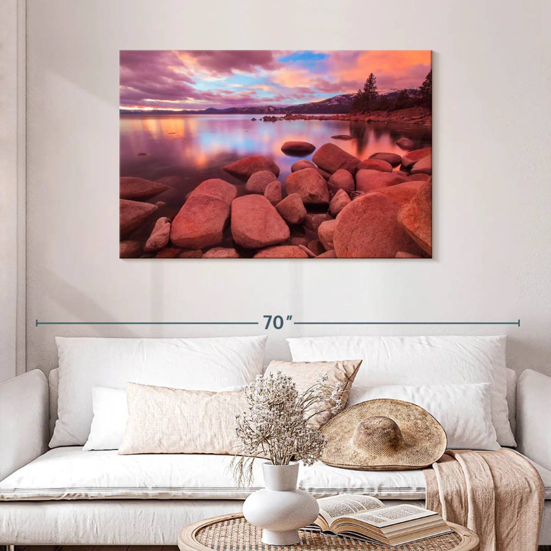 Alvord, teinte rose du lac Tahoe, H 30 po x l 45 po