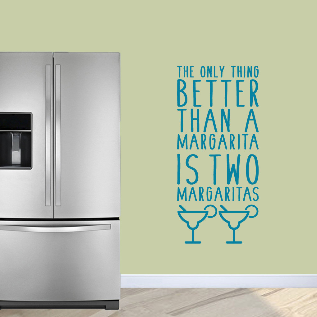 The Only Thing Better than a Margarita Is Two Margaritas Wall Decal Sweetums Wall Decals 
