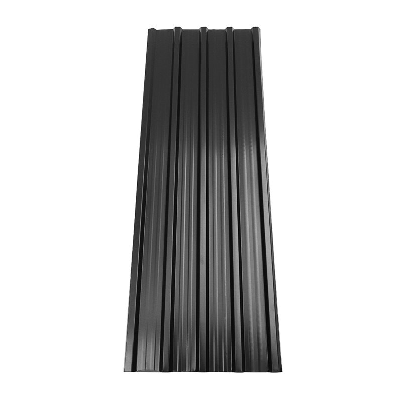 Dakota Fields Steel Roofing Kit, 115cm H x 45cm W x 0.04cm D, Black