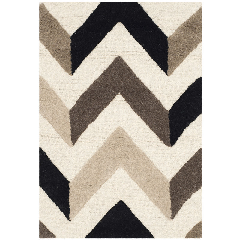 Tapis en laine touffeté à la main Sanyla, Rectangle 2 pi x 3 pi