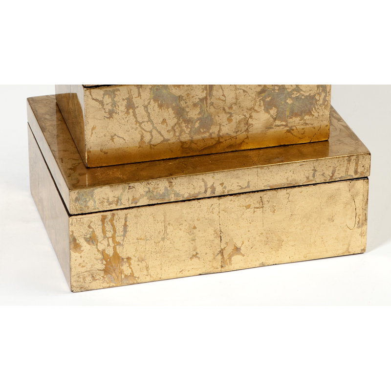 Decorative Box, Luxe Gold, Large