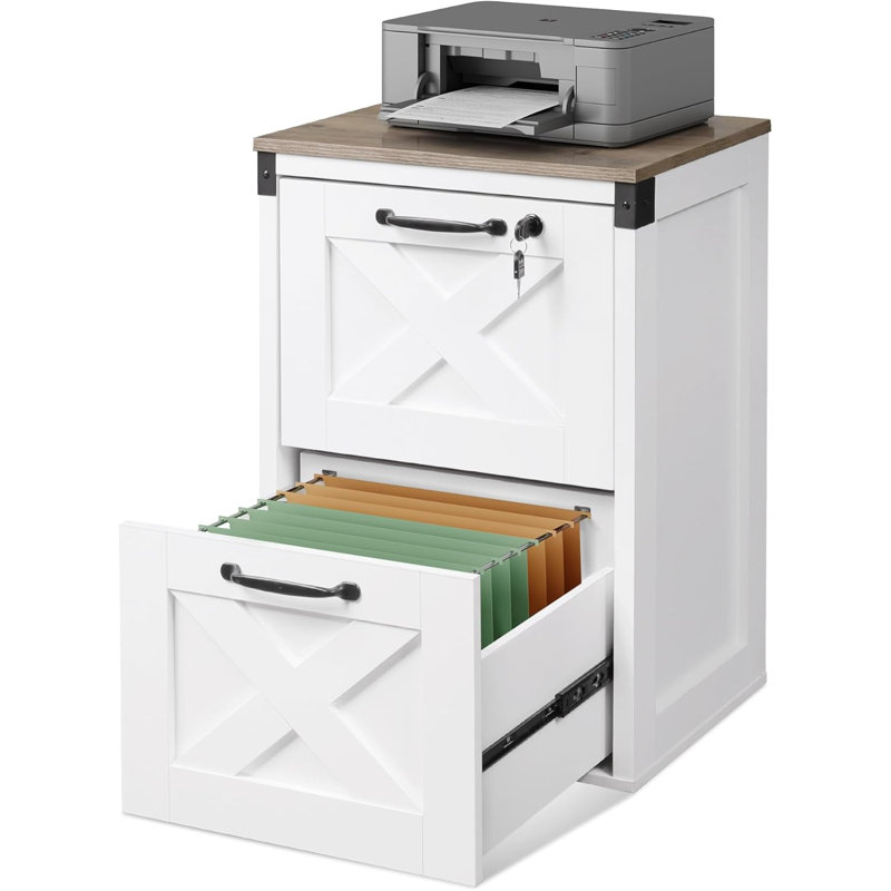 Classeur à 2 tiroirs Modern Modern Farmhouse