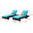 Outdoor with Cushions Patio Chaise Lounge-1571456515