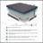 Bed Mattress Gel-Infused Memory Foam Hybrid Mattress, Dark Gray, Mattress In A Box, Firm Comfort Mattress-904098602-904098646