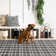 Tattersall Black Handwoven Indoor/Outdoor Rug