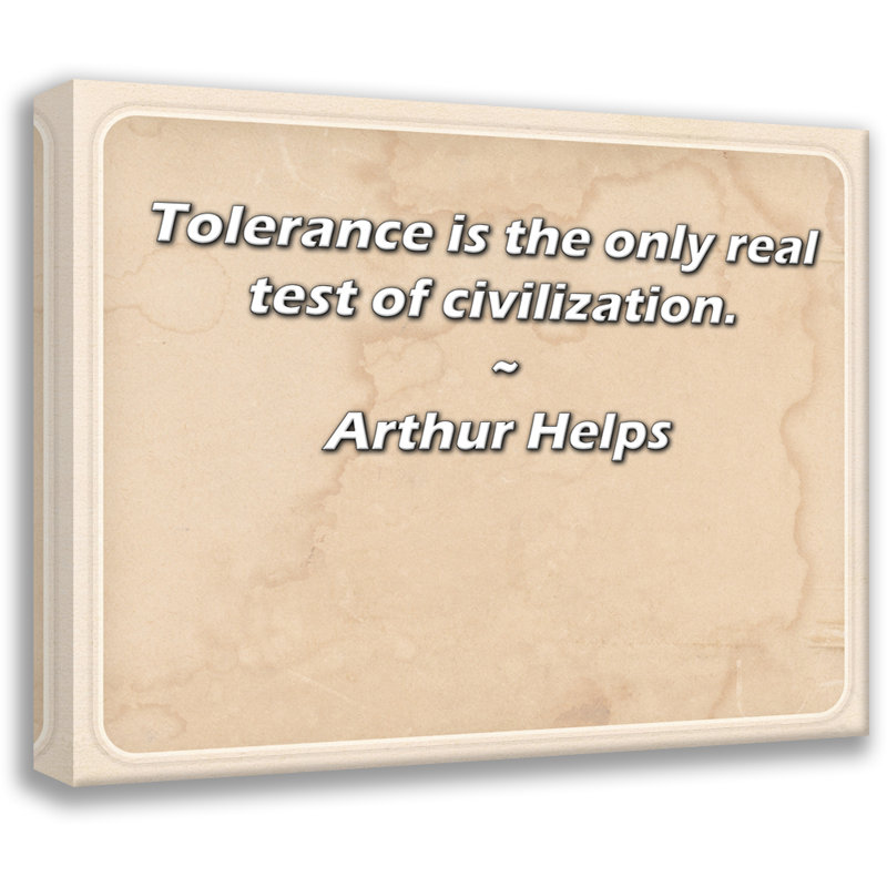 «Artsy Quote» par Arthur Helps, toile tendue avec châssis