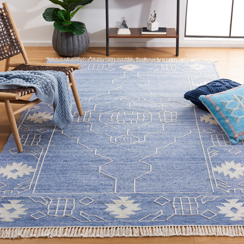 Tapis en polypropylène tissé à plat Bosiljko, Rectangle 6 pi x 9 pi