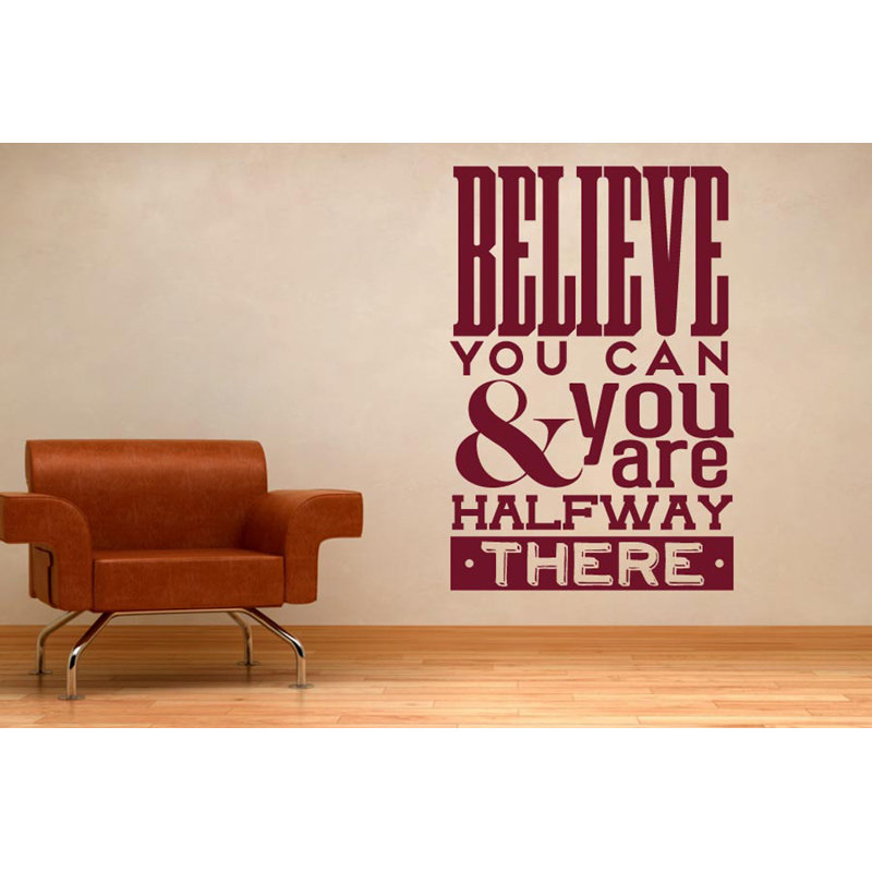 Wall Decal, Burgundy, Large
