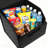 Portable Pu Leather Trunk Storage Box，Storage Bins With Lids