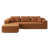Orange Polyester Blend/Teddy