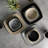 Gibson Soho Lounge Matte 18 Piece Dinnerware Set - Black-22403423