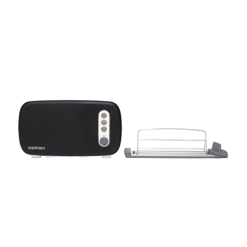 BergHOFF Seren 2-Piece Side Loading Toaster, Black