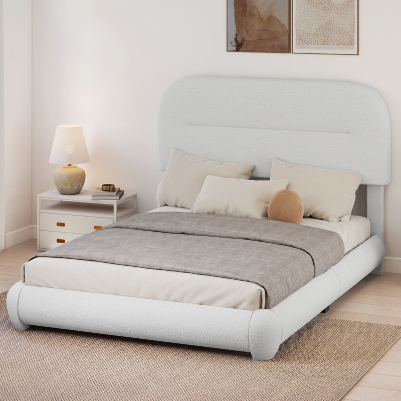 Lit plateforme tapissier