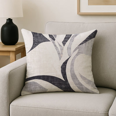 Coussin décoratif intérieur / extérieur gris Modern Modern