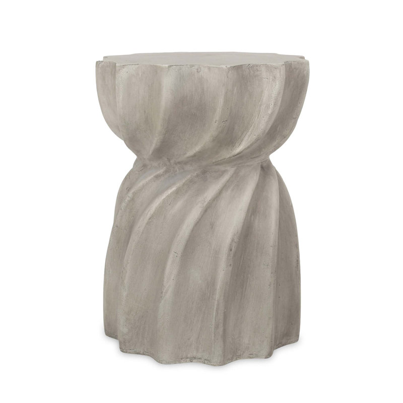 Table d'appoint d'extérieur moderne avec plateau soleil