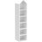 Brynesha 72.8'' H 6-Tier Narrow Bookshelf, Modern Display Shelving Storage Rack-346345816