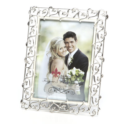 Ivory Metal Embossed Picture Frame